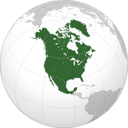 North America (Continent, located in the northeast and western hemisphere of Earth, serving as one of the efficient locations of the series, in which most of the war events took place, displayed by the existence of the Native Lands, and of the United States, threatened by the villain forces, saved by the hero forces, still standing)