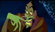 Rasputin (A dark sorcerer who joined Frollo for unknown reasons, was sent to the Live Action Realm by the Dazzlings)