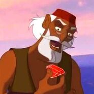 Luca (Pirate of Sinbad, fought alongside with him in his travels, contributed his effort in stopping Mok, Maleficent, and Chernabog in battle of Bald Mountain, celebrated the end of the war at King Stefan's castle along with Sinbad, Marina, Proteus, and their allies, fate unknown afterwards)