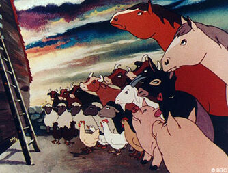 animal farm napoleon and dogs