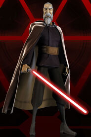 Count Dooku. CGI