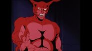 Mephisto (It is revealed as part of the Cardinal Demons those responsible for transforming The Emperor of The Night when he was a human to what we know, along with his brothers Lucifer and Satan save Toffee by putting his soul in Ludo's body after his death.)