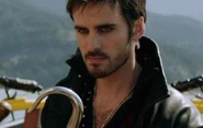 Captain Hook/Killian Jones (Former recruit of Evanora, joined Dr. Facilier and Queen Narissa on their journey back to the Animated Realm alongside Doctor Terminus. Later was transported back to the Live-Action in order to save him and have him do all his crimes in Narissa and Facilier's name even when working for others like Necrolai)