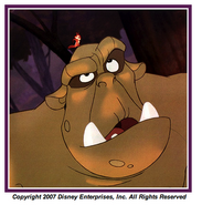 The Troll (Former freed monster formerly recruited by Nathaniel to help him prove his might to Queen Narissa, was destroyed by Jafar)