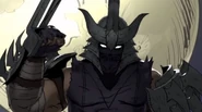 Shredder in his Second Form in the CGI inside of Sandbox Dark Dimension