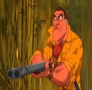 Clayton (Another disguise used by Envy to kill Frollo and his allies, was forced to return back to his original form when being held on gunpoint by McLeach)