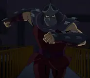 Shredder in Batman vs TMNT Movie