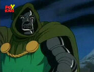 Dr. Doom (A ruler of Latveria who decides to join Amon's cause for beneficial interests arrives with the Mandarin to support Amon)