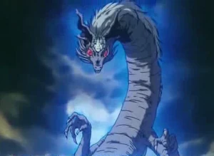 Transformed into Ryūkotsusei in Disney Vs Anime Villains War Part 2