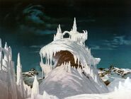 Icepeak Castle (Icy Fortress of Nekron and Queen Juliana, located on the Icepeak, demolished, in the aftermath of the Battle of the Icepeak Castle)