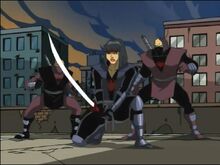 Karai, and his elite Foot Ninja guards