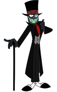 Black Hat (Demon formerly hired by Alastor to join Demon King, betrayed the faction)