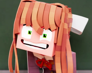 Monika (A shapeshifting form of Monika that is sent to not create suspicions to TAS Corp,created her own faction to destroy TAS Corp)