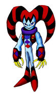 Reala (A henchman of Kefka who defeated Dimentio and Count Bleck along with Boss at the orders of the Joker as they were not satisfied with the Joker in the circus.)