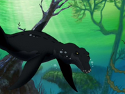 Swimming Sharptooth