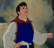 The Prince (Snow White and the Seven Dwarves) (German prince, loving-interest of Snow White, transformed into a raven by Queen Grimhilde in the earlier events, restored to his previous form by Merlin by the end of the war, broke Snow White's sleeping curse with a true love's kiss, departed with White to his kingdom)