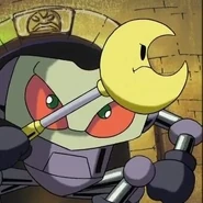 Slice n' Splice (Another former monster rallied by the N.M.E Sales Guy to support King Dedede, was destroyed by Desuta and the Team Nightstar)