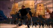 Cortez's Warriors (Archive Footage, used to represent Ratcliffe's colonists in Tzekel Kan's captivity)