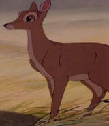 Bambi's Mother (Mother of Bambi, mate of the Great Prince of the Forest, slain by Gaston in the earlier events)