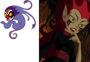 Wuya (She is Drago's mother and Shendu's wife, she was freed from a box by Jack Spicer and Azula, she decides to leave Jack for being an idiot and turns to Azula, turning into his right hand aside, she becomes Drako's servant and he return to his old physical form to help Ozai.)