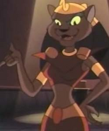 Mirage (Egyptian God of Mischief and wife of Osiris. Not seen in the Battle for Olympus, but her dark minions are shown in the battle, and she is seen mocking Rameses in the epilogue.)