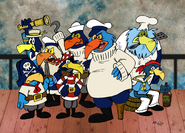 Pirate Penguins (A group of Penguin goons but are defeated by Hook and John's pirates.)