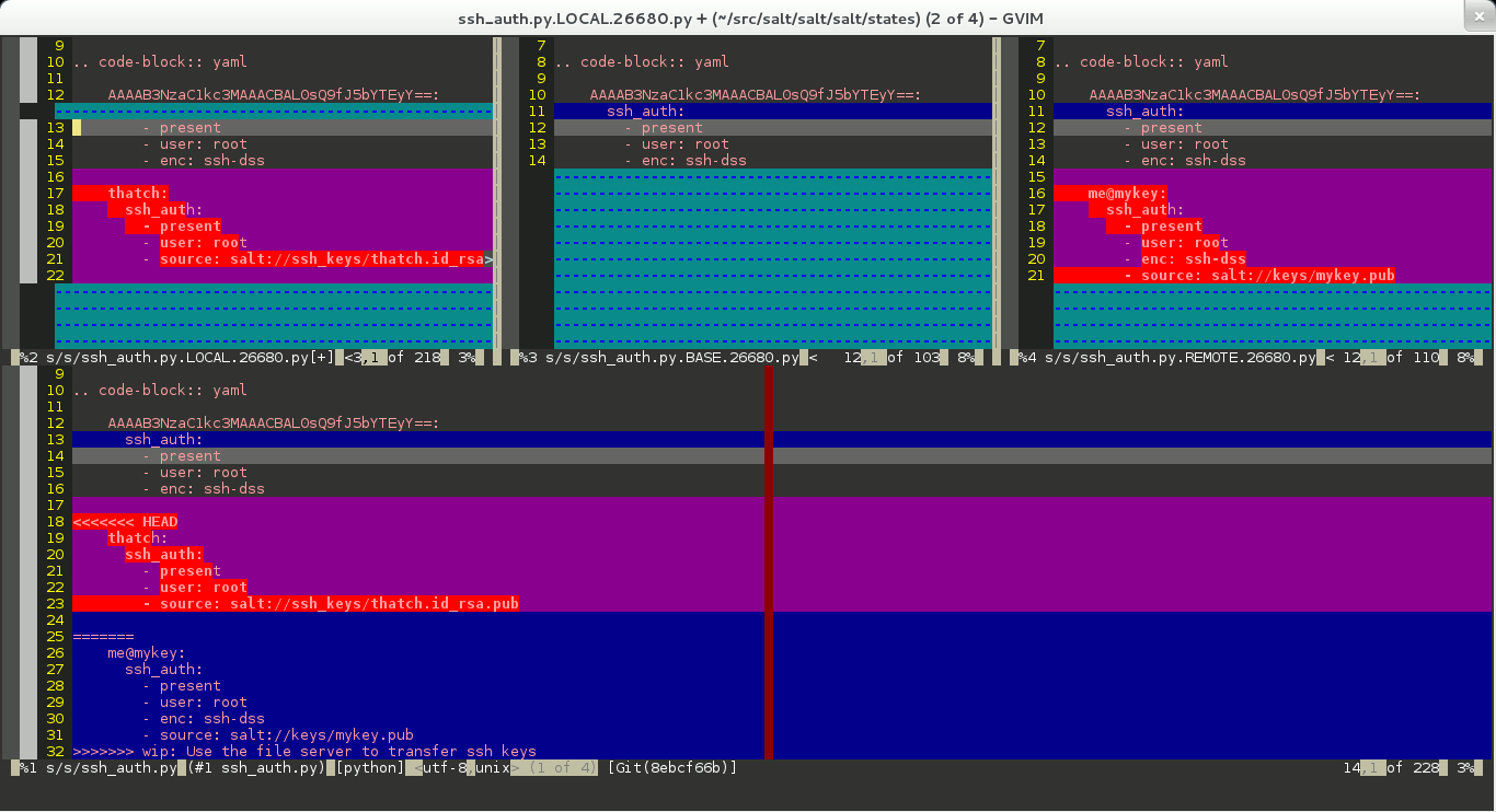 .gitconfig settings for araxis merge