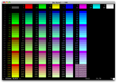 Xterm-color-table