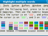Highlight multiple words