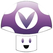 Purple Vineshroom used for the Twitch Clips channel