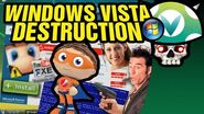 Vinesauce Joel - Windows Vista Destruction