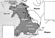 Vinland Saga's map of Wales and its kingdoms