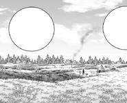 Some fields in the village.