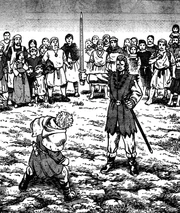 Olmar gets into a squabble and draws his sword