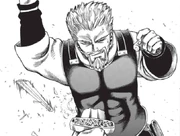 Askeladd lets Thors's attack hit his breastplate to break his sword