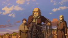 Sverkel teaches Thorfinn and Einar how to fish