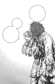 Thorfinn tells Einar that he will never hurt another person again, be reborn, make amends and fight the true battle