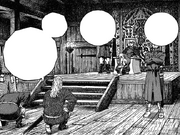 Canute grants an audience to Ketil and his sons