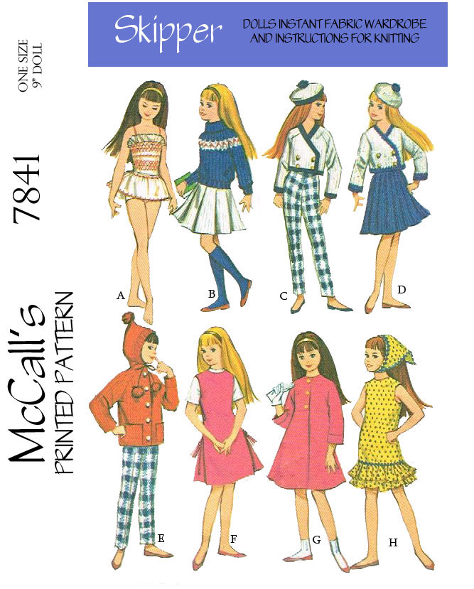 McCalls 7841 Vintage Doll Sewing Patterns Wiki Fandom