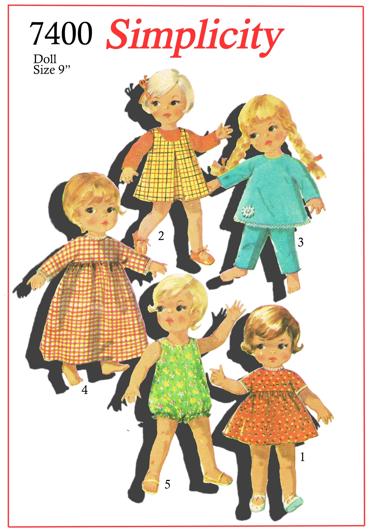 Simplicity 7400 Vintage Doll Sewing Patterns Wiki Fandom