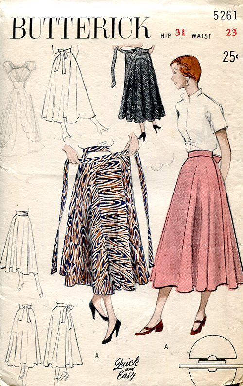 Butterick 5261 A, Vintage Sewing Patterns