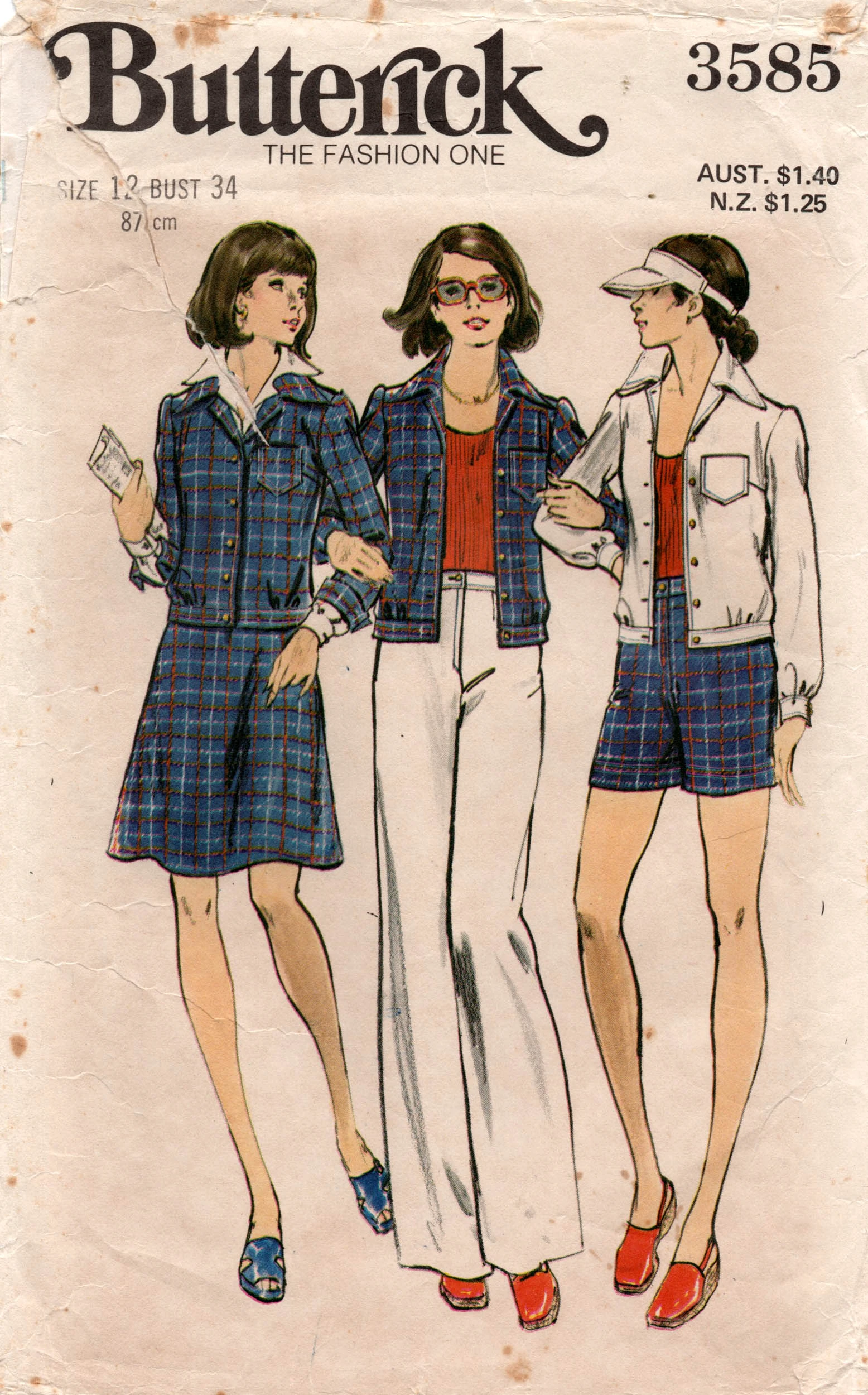 Butterick 3585 A | Vintage Sewing Patterns | Fandom