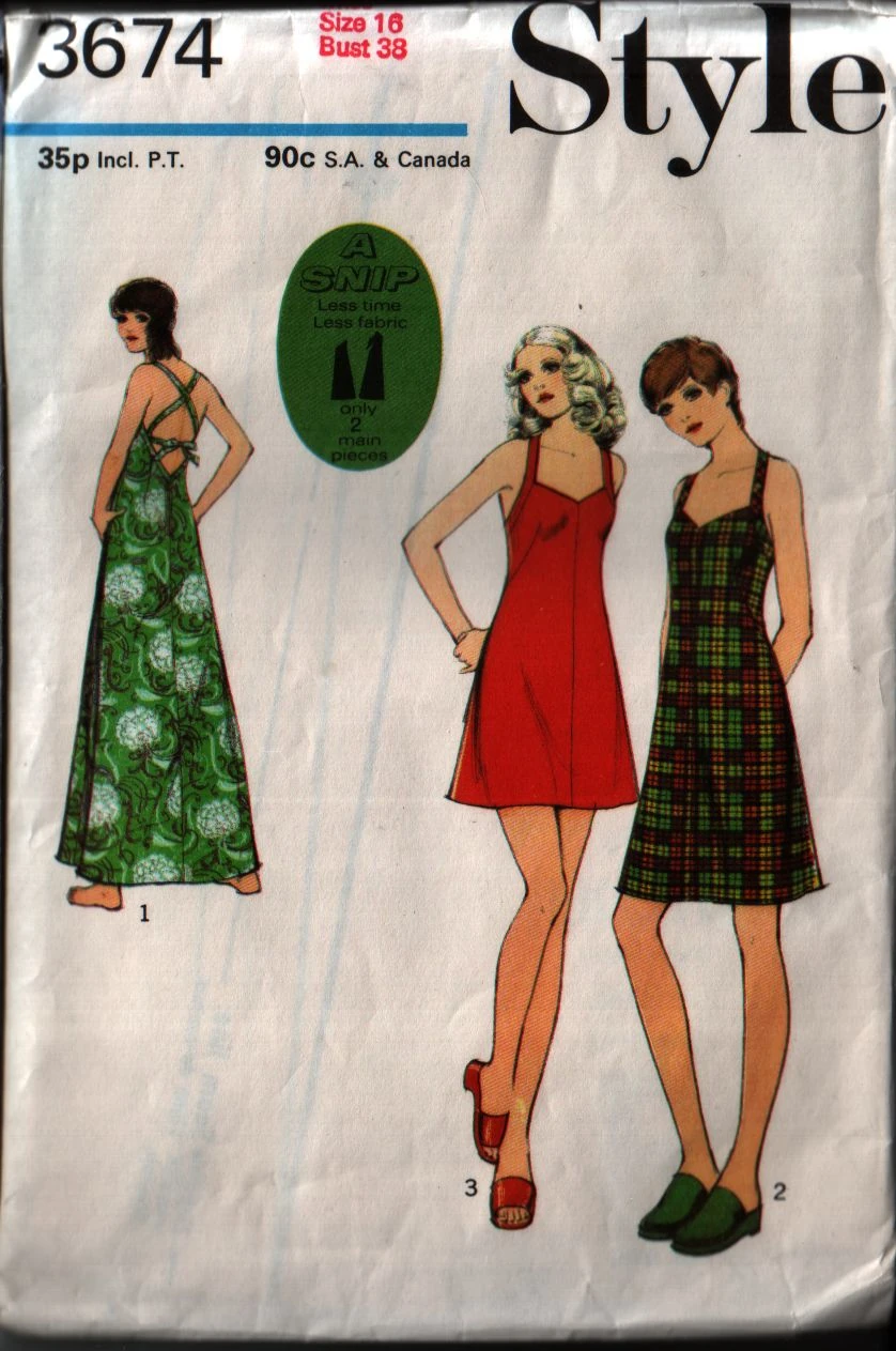 Style 3674 | Vintage Sewing Patterns | Fandom