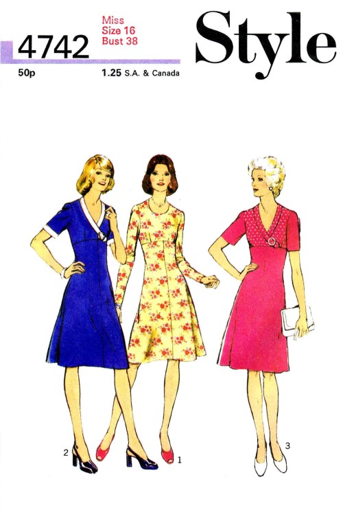 Style 4742 A Vintage Sewing Patterns Fandom