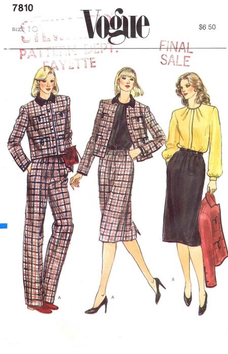 Vogue 7810 C | Vintage Sewing Patterns | Fandom