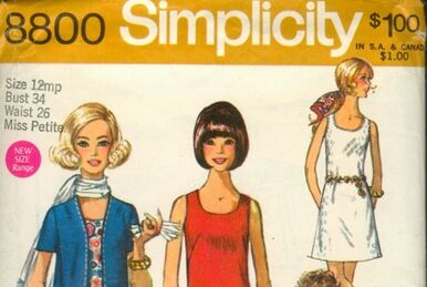 Simplicity Sewing Pattern 8800