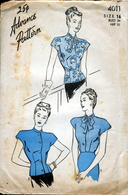 Advance 4011 | Vintage Sewing Patterns | Fandom