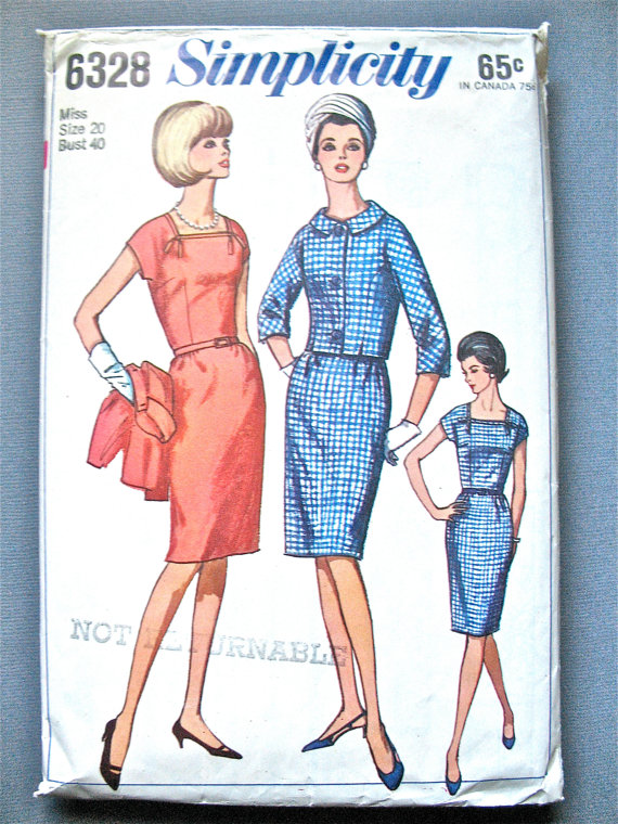 Simplicity 6328 B | Vintage Sewing Patterns | Fandom
