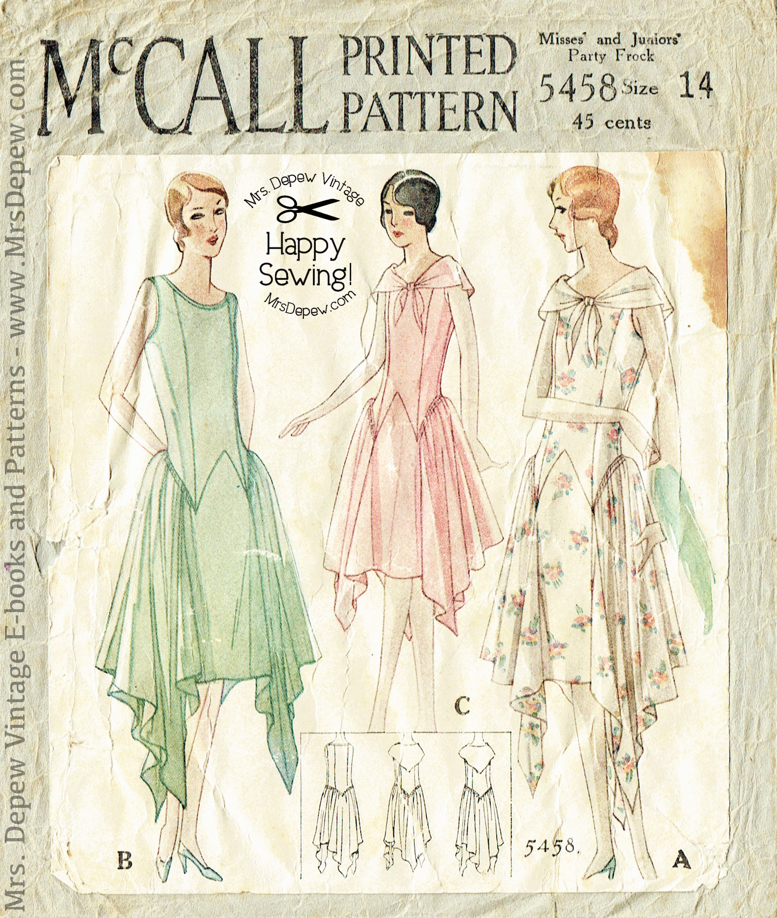 McCall's 5738 A, Vintage Sewing Patterns