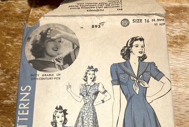 Hollywood 738 A, Vintage Sewing Patterns